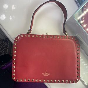 Valentino Purse Dark Red